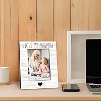 Vista 3 de Mawmaw Gifts Marco de Fotos 5x7, Marco de Fotos de Mawmaws, Regalos de Navidad Día de las Madres Cumpleaños para Mawmaws de los Nietos, Amo a Mi