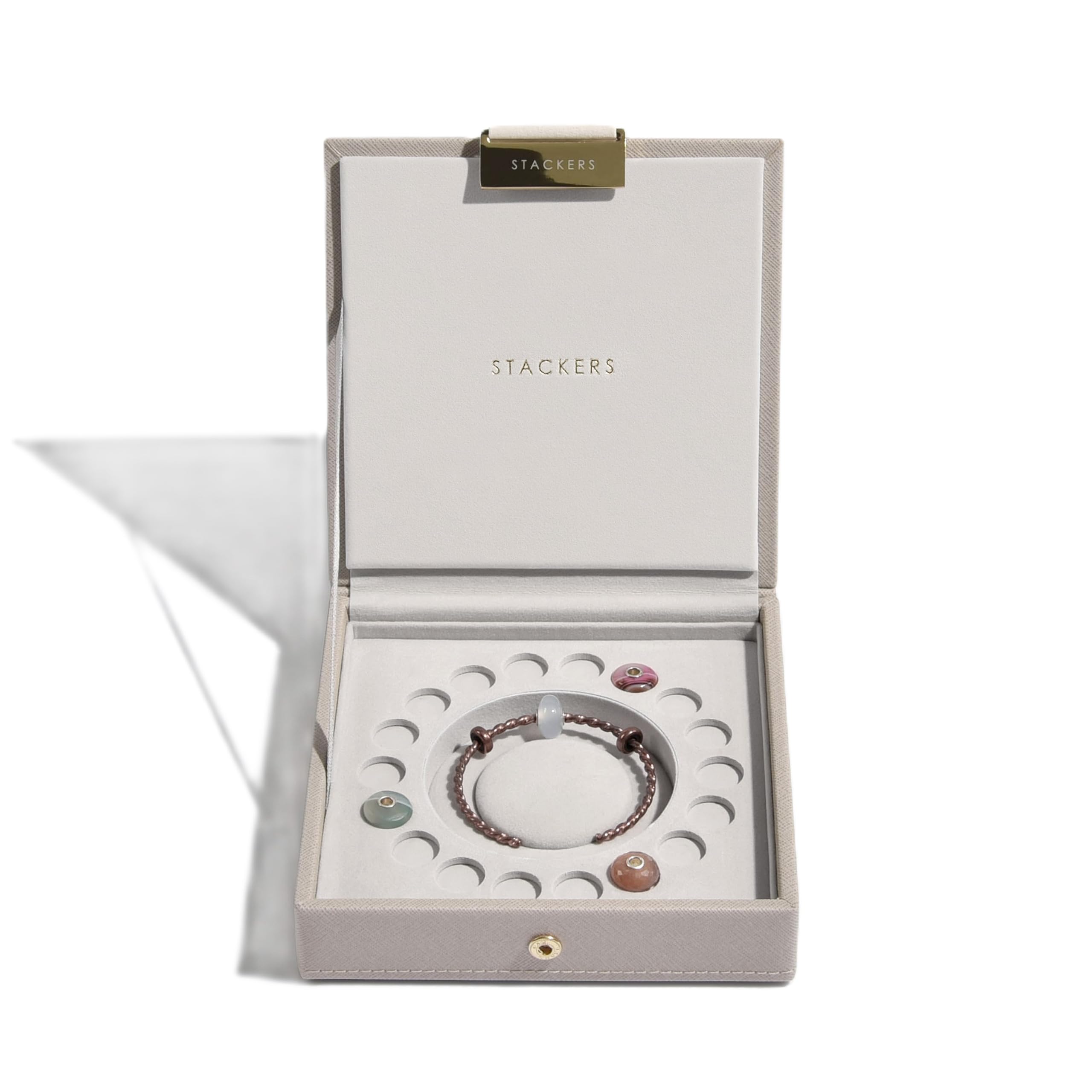 Stackers Schmuckkästchen für Armbänder, 2 Stück taupe