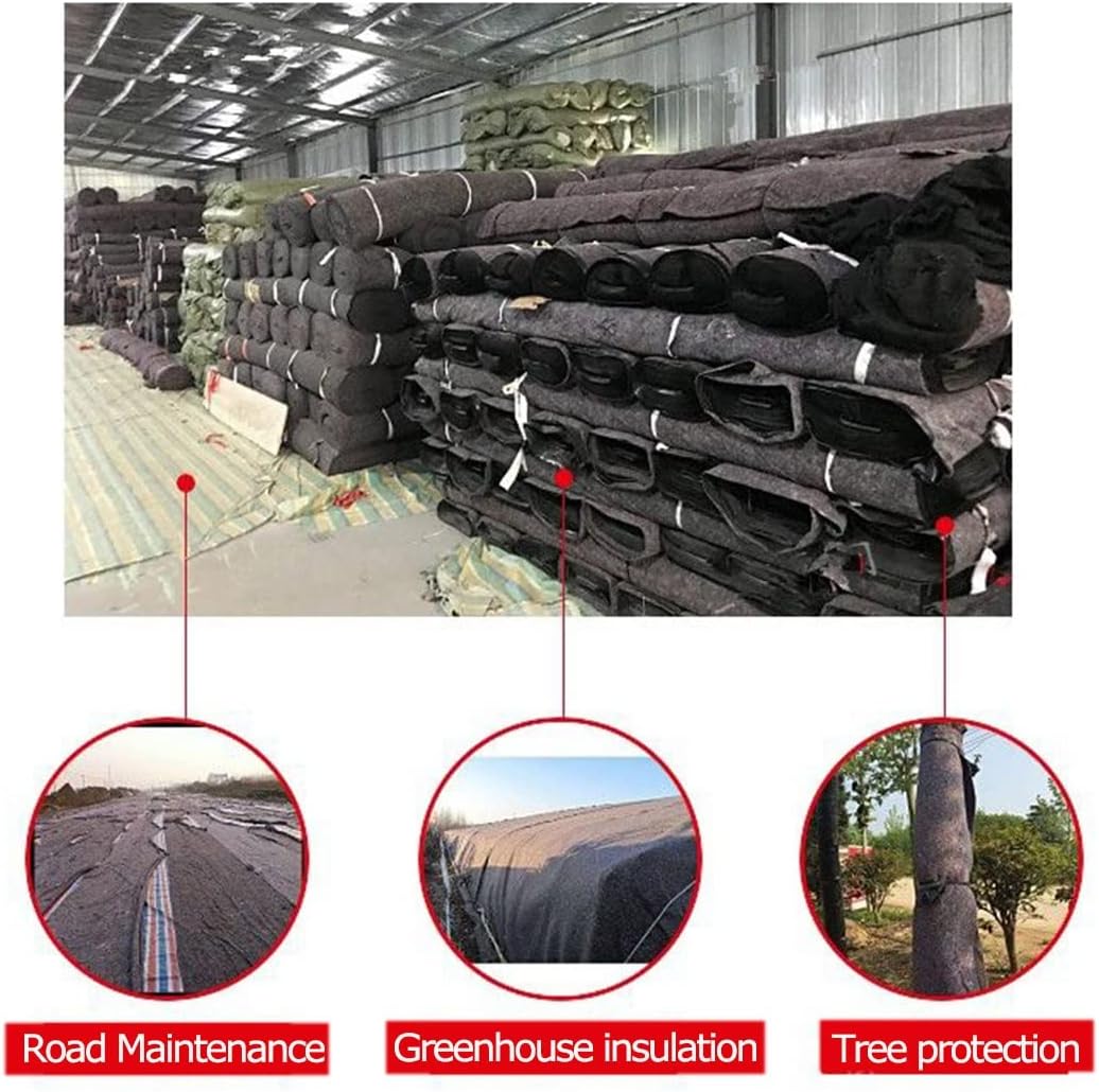 Moving Blankets Pro Economy Packing Shipping Moving Pads,Industrial Felt for Moves & Storage, Shipping Furniture Pads