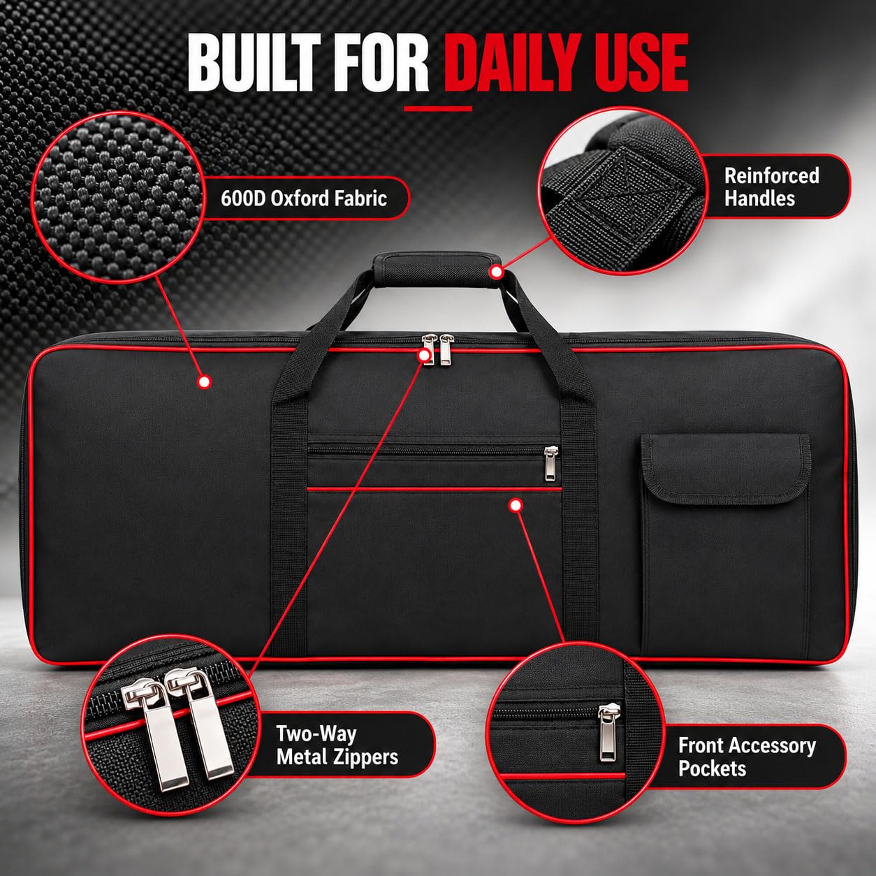 Keyboard Tasche 88 Tasten für Roland FP-60 2017-2020