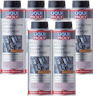 Liqui Moly 2009 MOS2 Anti-Friction Engine Oil Treatment Pack of 6 - Reduces Friction, Wear & Fuel Use