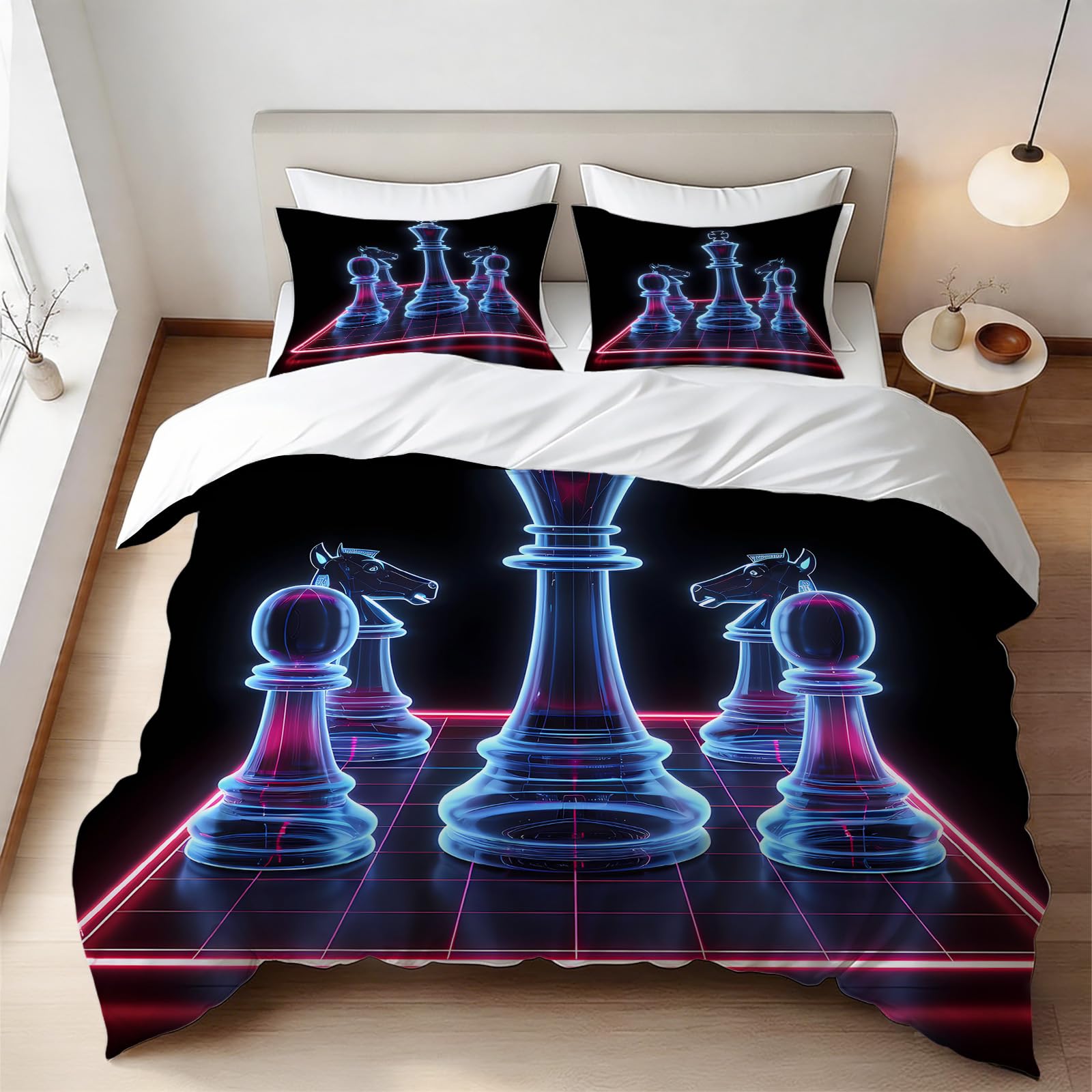 Parure de lit e-sport housse de couette 200x200 cm pour chambre geek