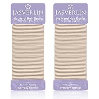 Vista 13 de Ligas finas para el cabello, pequeñas bandas elásticas de goma para textura fina y media, soportes para cola de caballo de larga duración