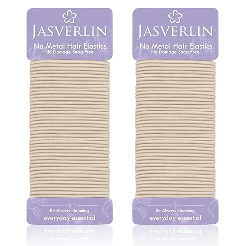 Miniatura 13 de Ligas finas para el cabello, pequeñas bandas elásticas de goma para textura fina y media, soportes para cola de caballo de larga duración