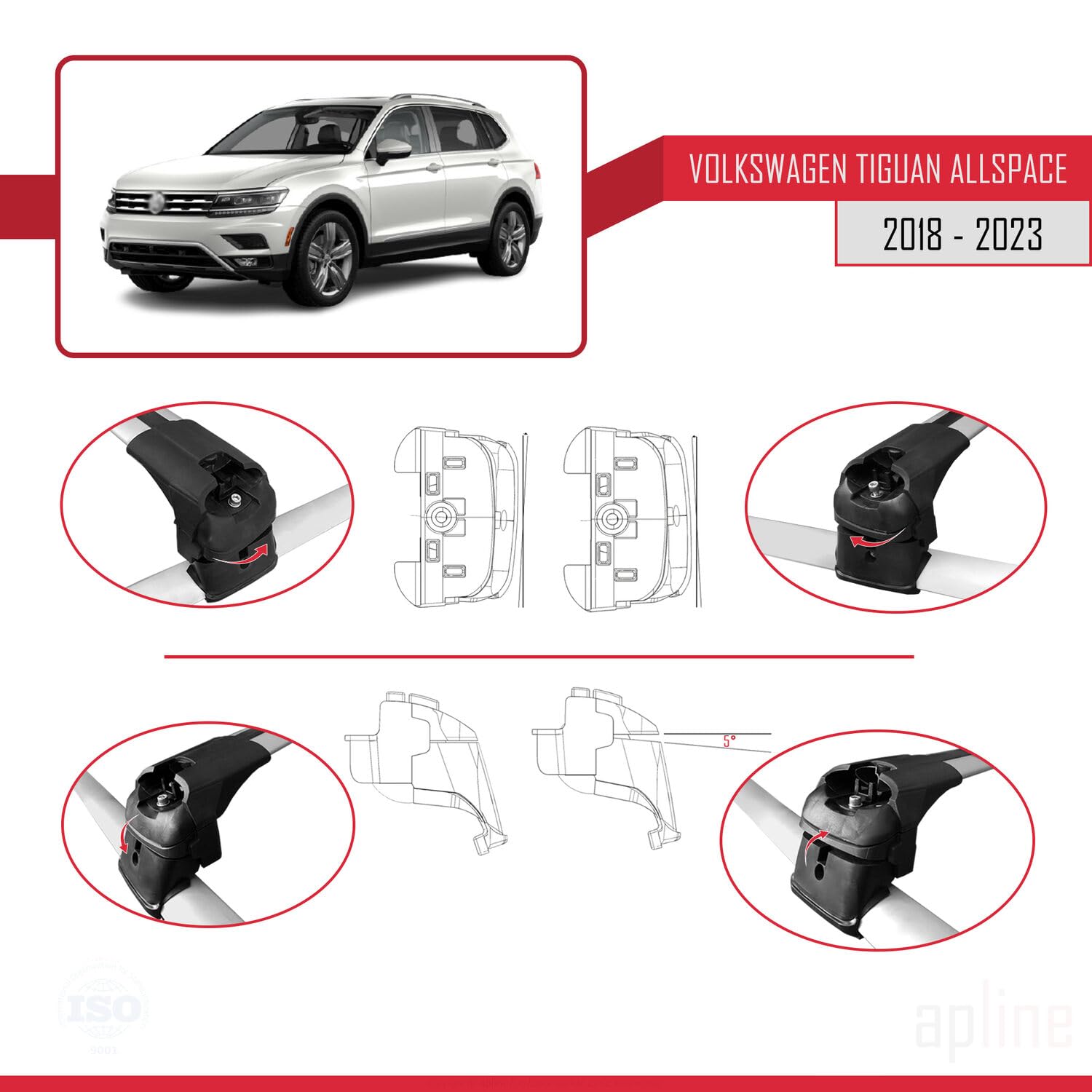 Accessorypart Kompatibel Mit Volkswagen Tiguan Alls Produktbild-Vorschau 10