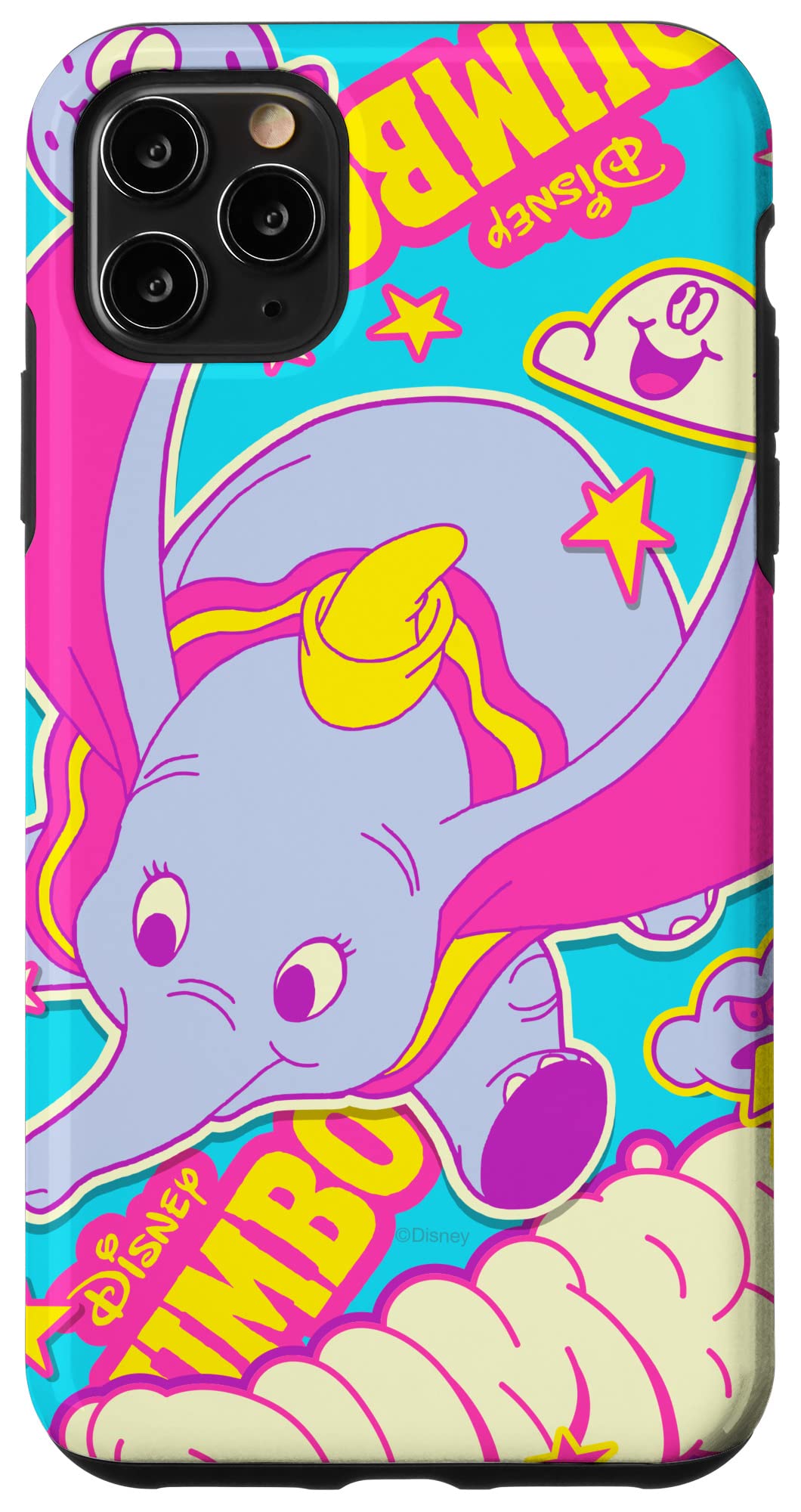 Coque iPhone 11 Pro Max Dumbo Disney turquoise en silicone rigide - 4