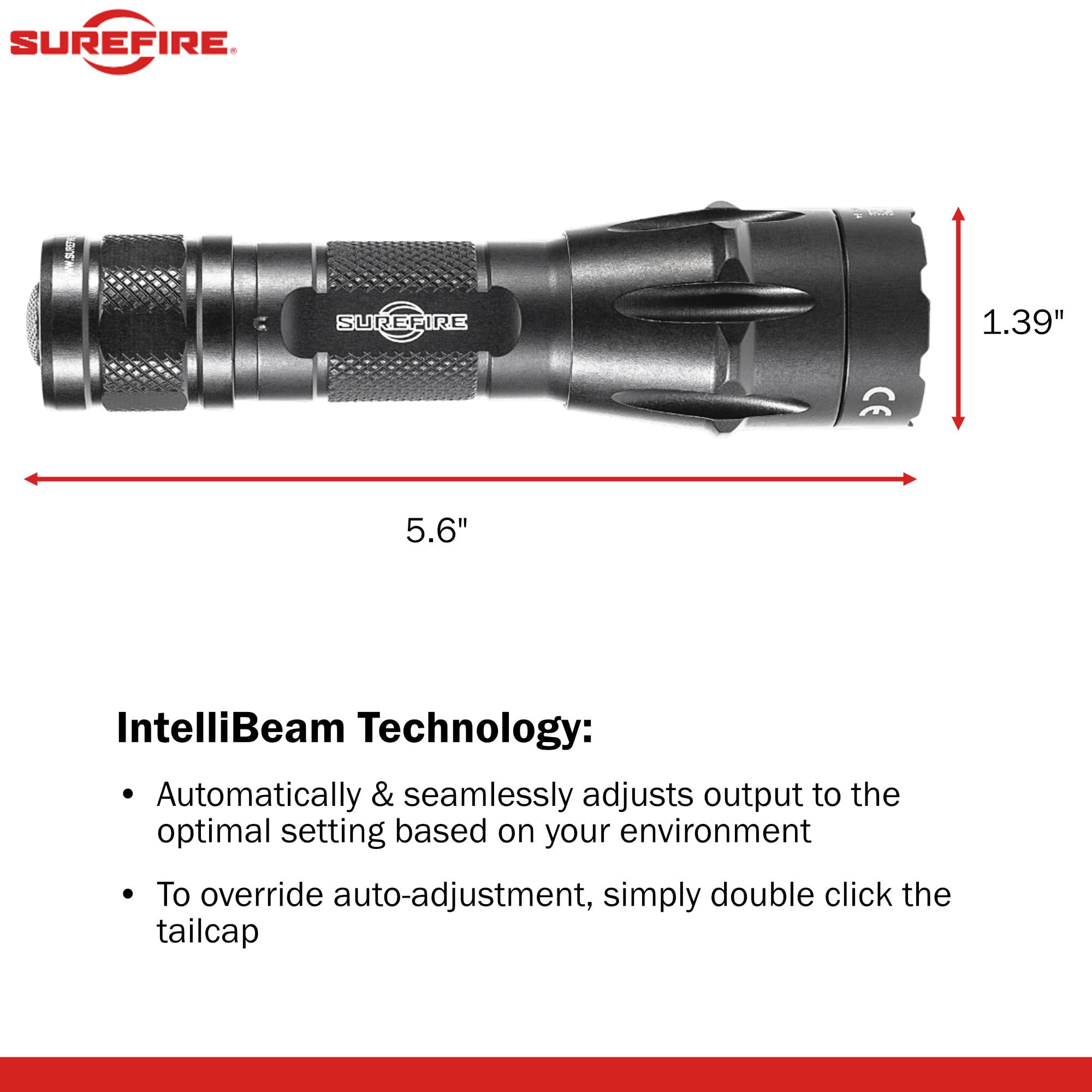 Amazon.com: Sure Fire Fury Intellibeam 1500 Lumen Duel Fuel