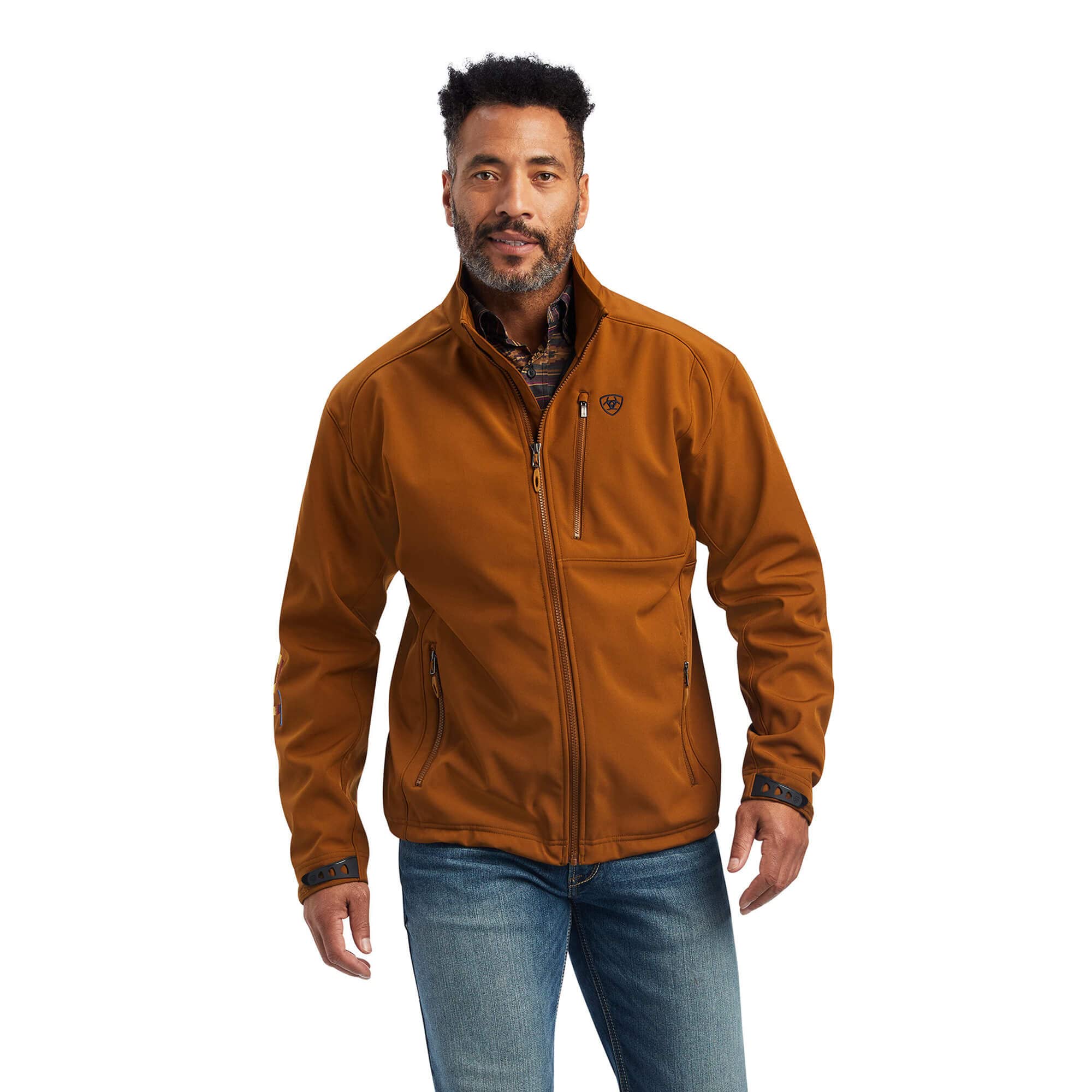 ARIAT mens Logo 2 0 Softshell Jacket