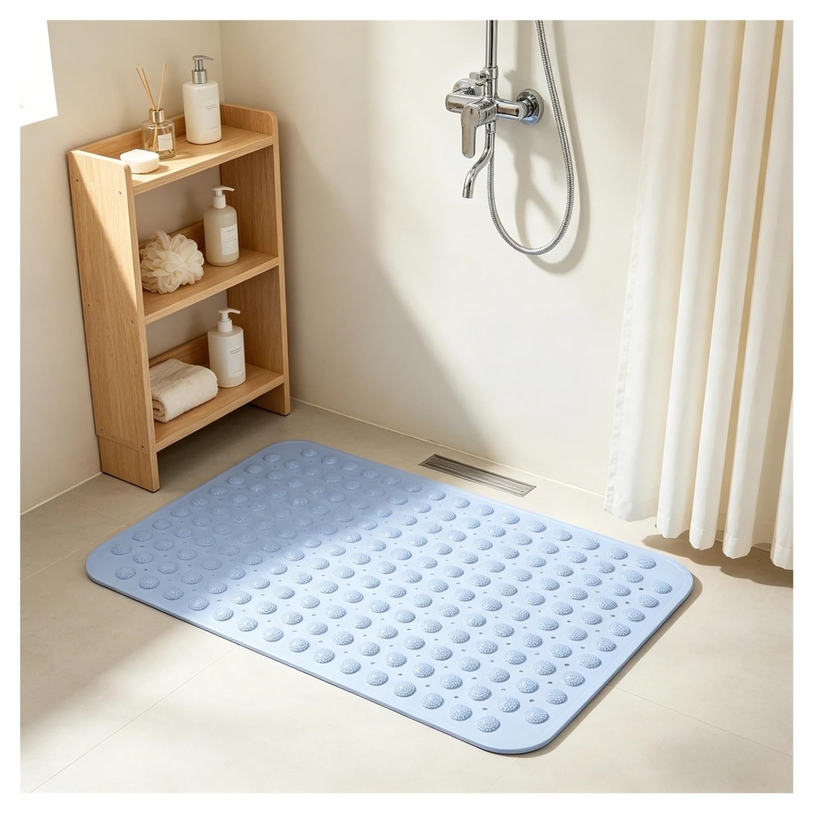 Antirutschmatte füR Badewanne rutschfeste Badezimmermatte, Wasserbarrierematte