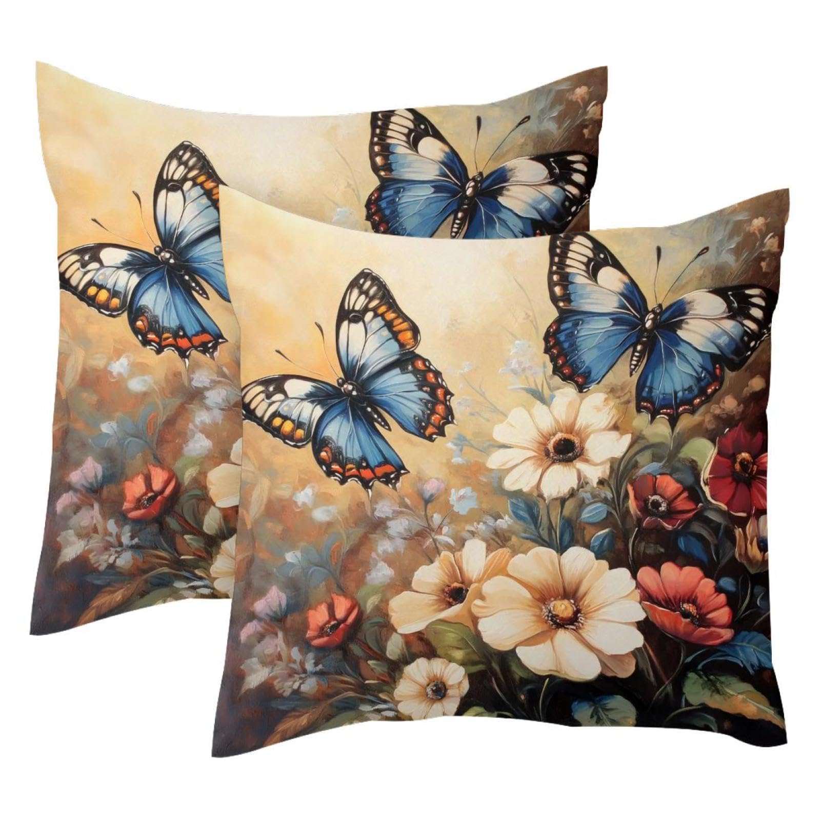 Housse de coussin velours 50x50 cm pour rénover un canapé usé