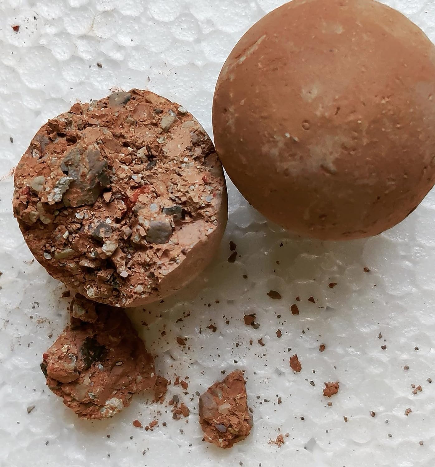 VRINDAVANBAZAAR.COM Lavi's Nakumatt Clay Balls - 1.5 kg, Natural Clay for Digestion and Detox, Non Toxic Clay