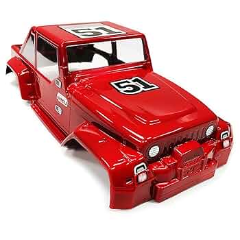 Amazon | SANTAIZI 1/10 スケール YJ RC ボディ シェル 交換用