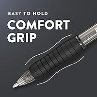 Vista 3 de Paper Mate Profile - Bolígrafos retráctiles de punta redonda (1.4mm), azul, 12