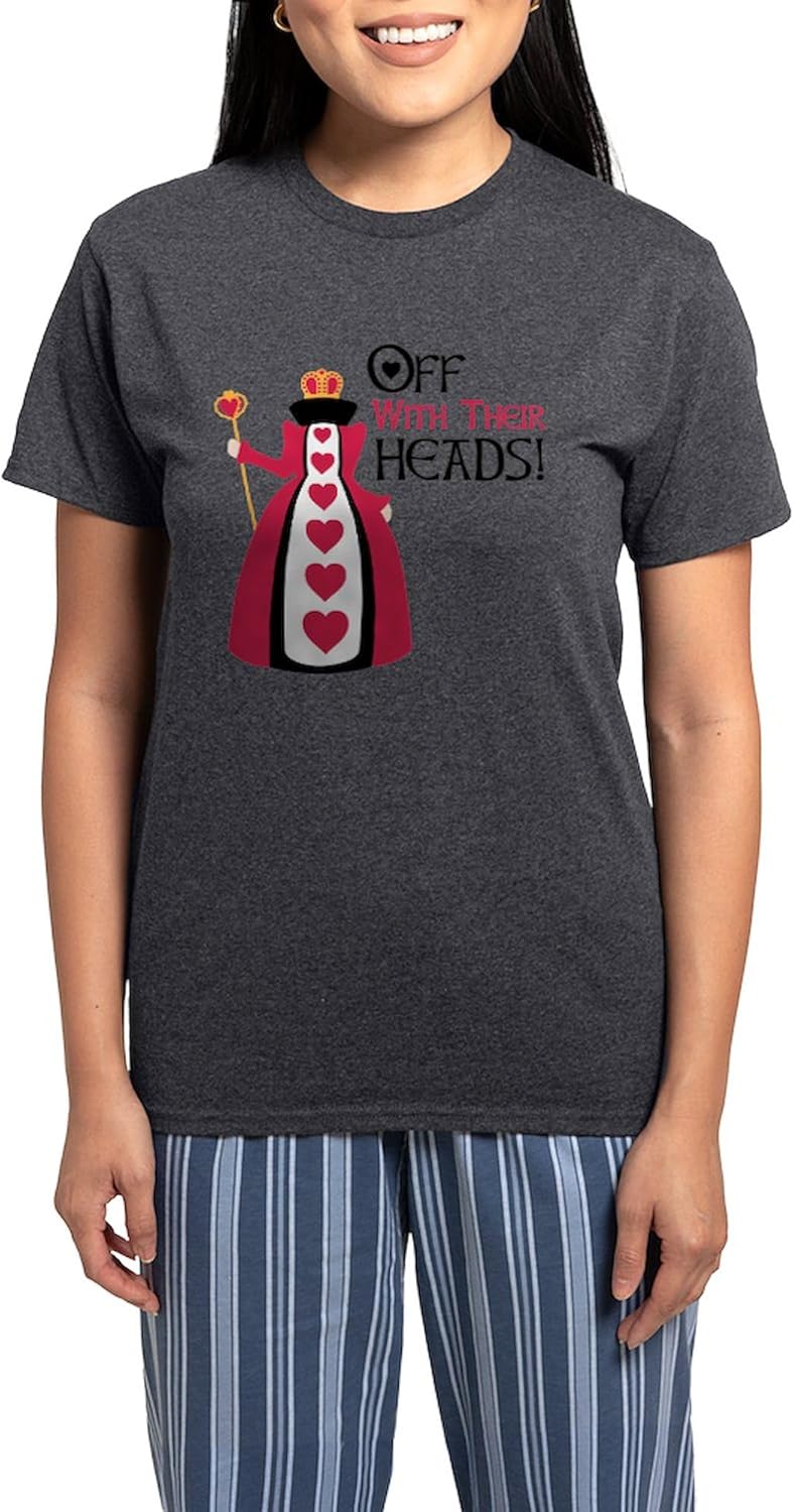 CafePress Off with Their Heads Pajamas Women's Charcoal Novelty Pajama Set