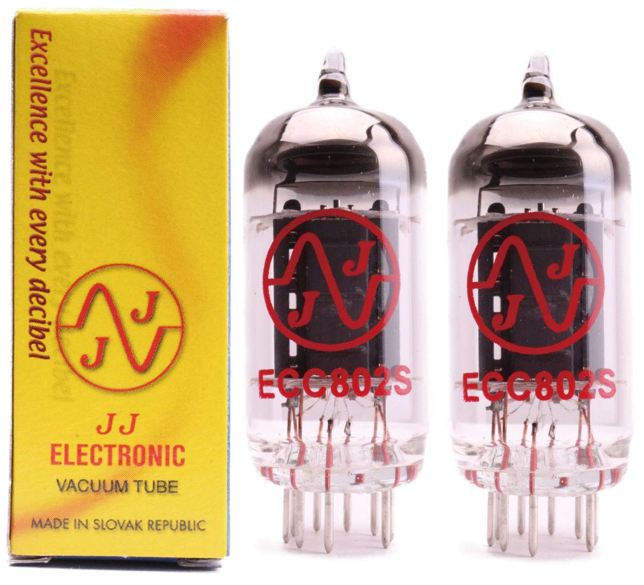 JJ ECC802S ペア 真空管 2本セット Amazon | JJ ECC802S 2本マッチ 高