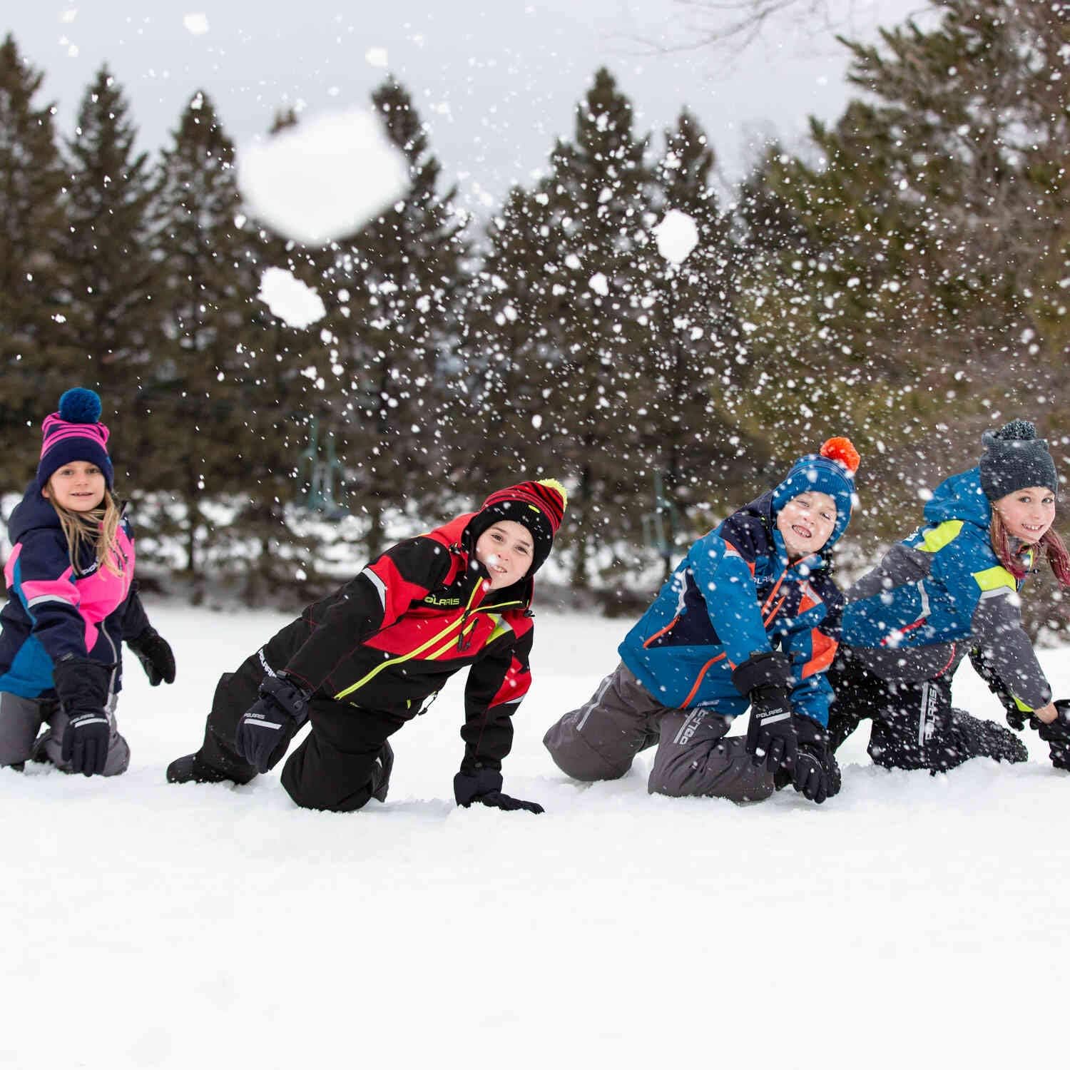 Polaris Gray OEM Youth 3M Thinsulate Insulation Adjustable Ripper Bib 3M - X-Small