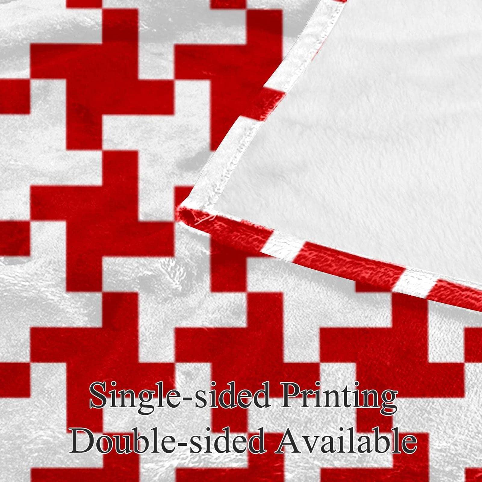 Coperta natalizia in pile per divano, divano o letto o letto