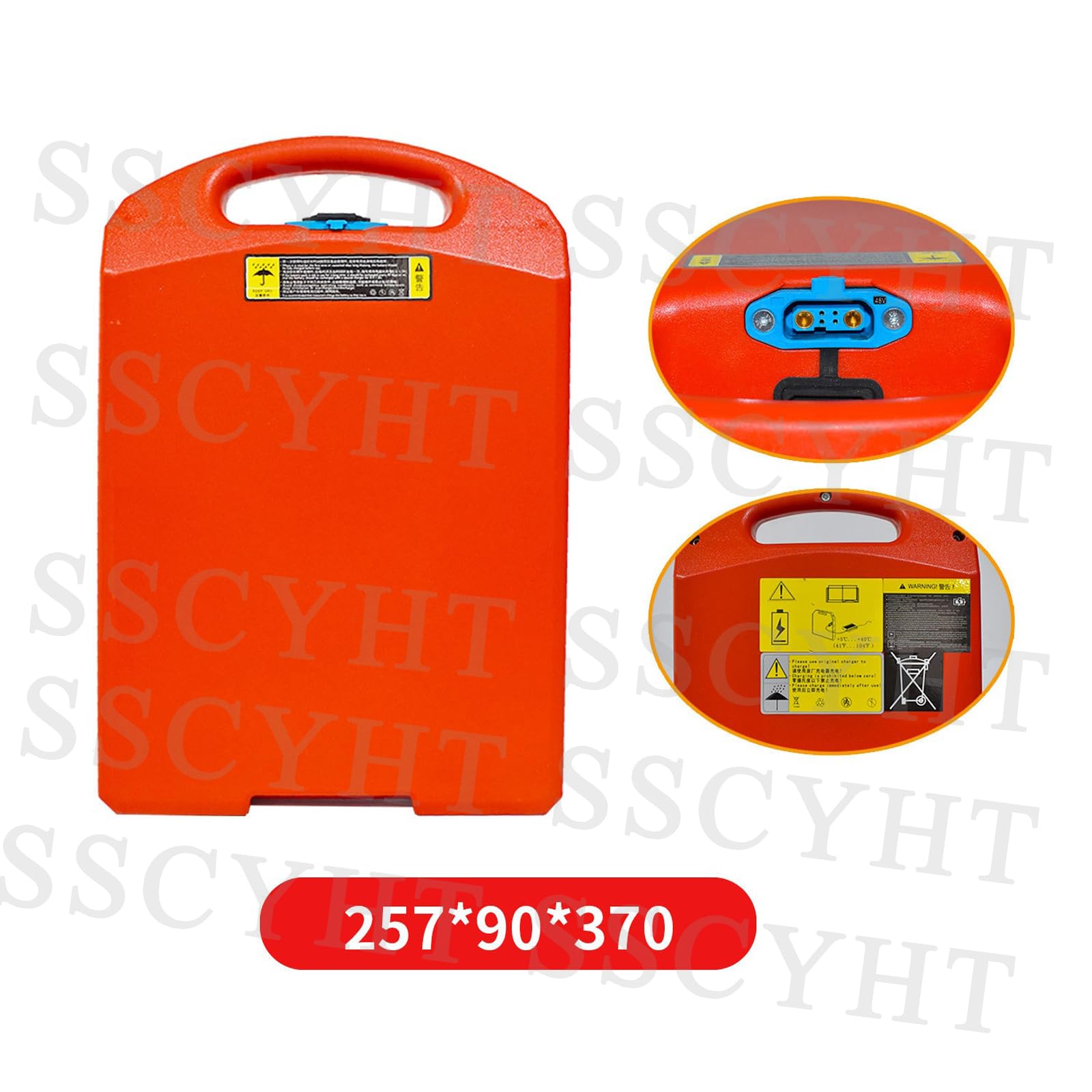 48 V / 24 V LiFePO4-Batterie für Gabelstapler und Elektro-Hubwagen | Herausnehmbarer Akkupack für elektrischen Hubwagen, einfach zu installieren, ABS-Gehäuse, mit BMS
