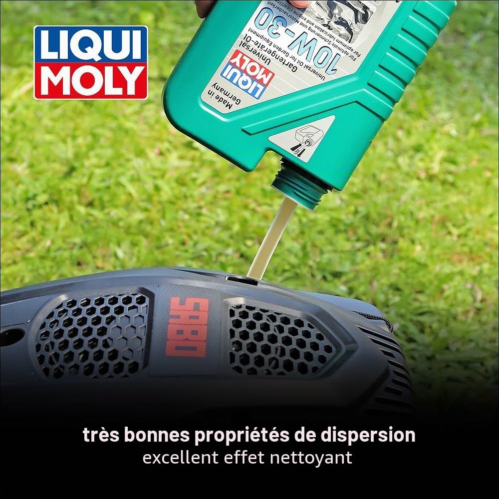 2 x Liqui Moly 1273 Huile universelle pour outils de jardin 10 W-30 4 temps 1 l