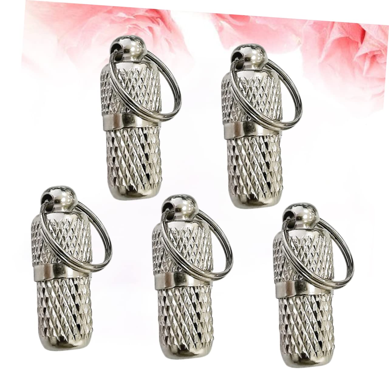 BESPORTBLE 50pezzi Medaglietta Identificativa Per Collare Animali Domestici Ciondolo Antiperdita Argento Leggero e Resistente Facile Da Attaccare Design Pratico e Duraturo