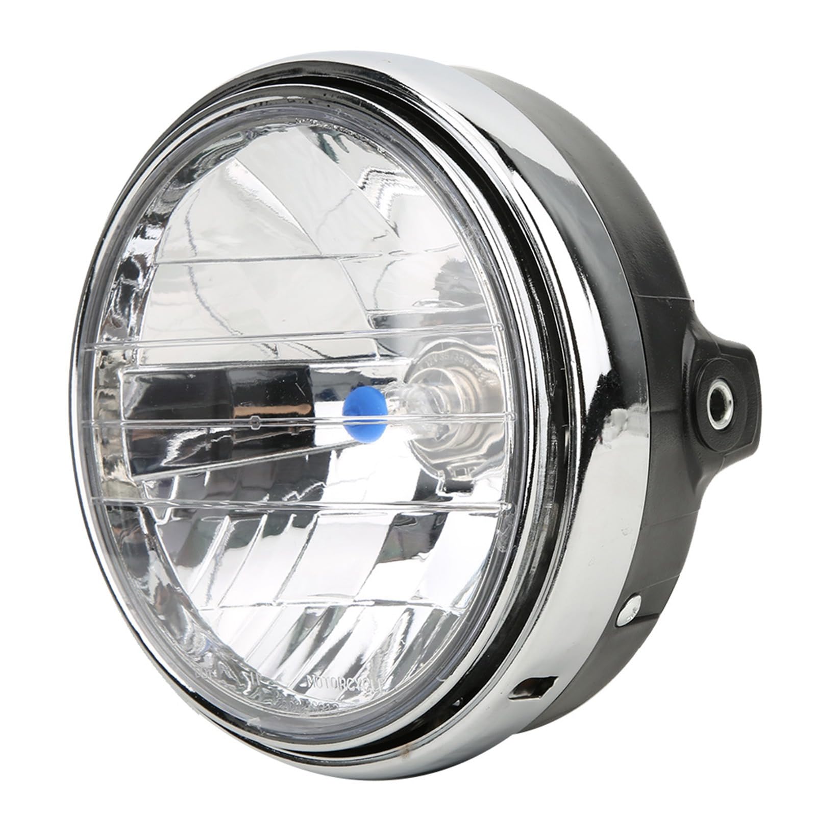 Faro Universale Anteriore Moto Retro P8r658 - Adatto Per Cb400/Hornet 250/Vtec (Lente Trasparente) - Compatibile Con Hornet 2002