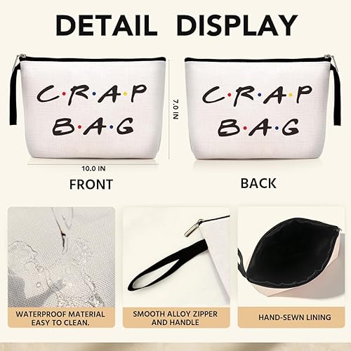 Miniatura 2 de Bolsa de cosméticos para mujeres, colegas, hermanas, fanáticas, mejores amigas, bolsas para organización, bolsa de aseo portátil impermeable, regalo