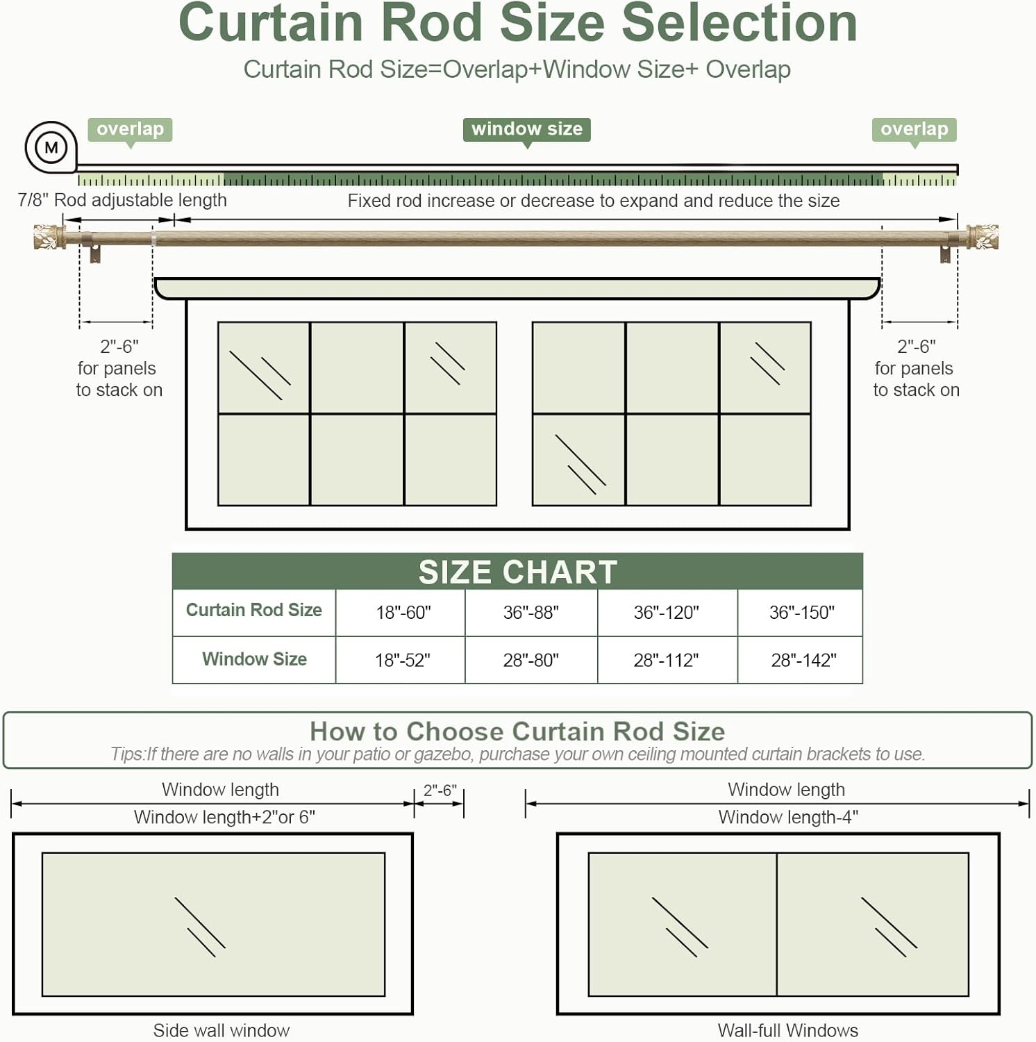 QDWIS Weathered Wood Curtain Rods for Windows 28 to 48 inch Boho Decorative Handmade Wood Grain Drapery Rods with Leaf Finial 1" Adjustable Heavy Duty Curtain rod for Living Room Bedroom Kitchen