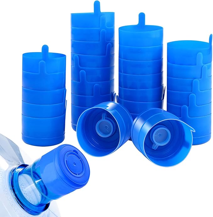 URATOT 30 Pack Water Jug Caps, Water Bottle Lids Water