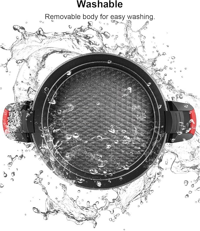 Sartén Eléctrico 1500W 110V con Control de Temperatura y Antiadherente miniatura 6