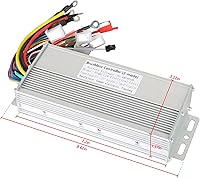 Vista 3 de Silscvtt Controlador de velocidad de motor sin escobillas 36-48V 800W Scooter Controlador DC Reemplazo para E-Bike Square Wave Controller