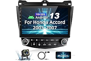 Podofo Android 13 Car Radio for Honda Accord 7th 2003-2007