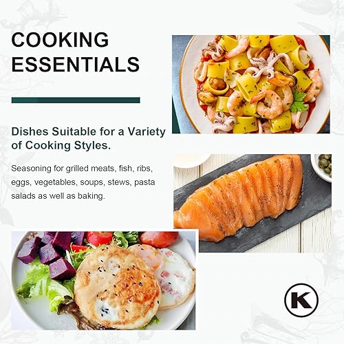 Miniatura 6 de Soeos Himalayan Salt, Coarse Grain, 39Oz (2.4 Pound), Non-GMO Himalayan Pink Salt, Kosher Salt, Sea Salt for Grinder Refill