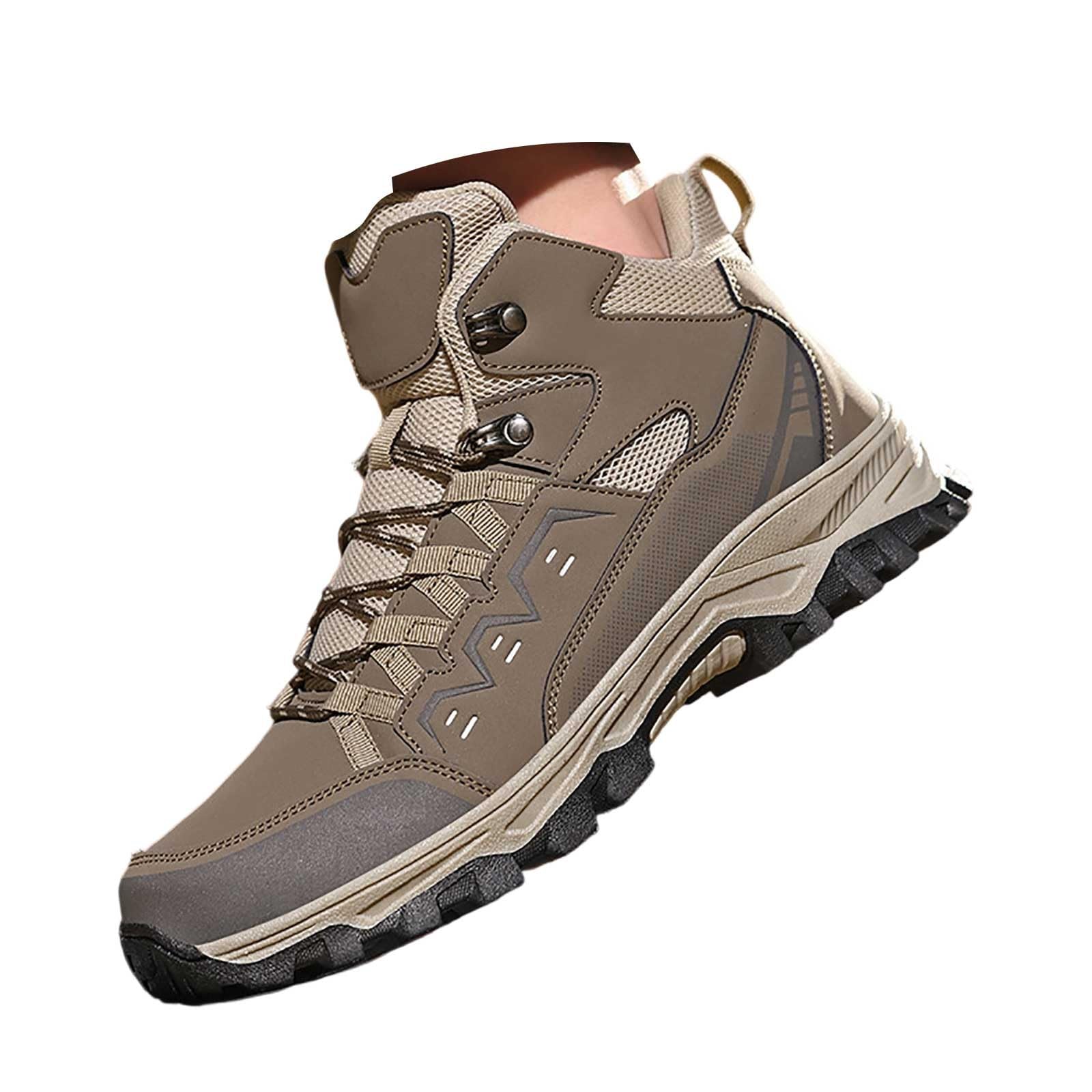 Trekkingschuhe Herren Wasserdicht Atmungsaktiv Wanderschuhe Rutschfest