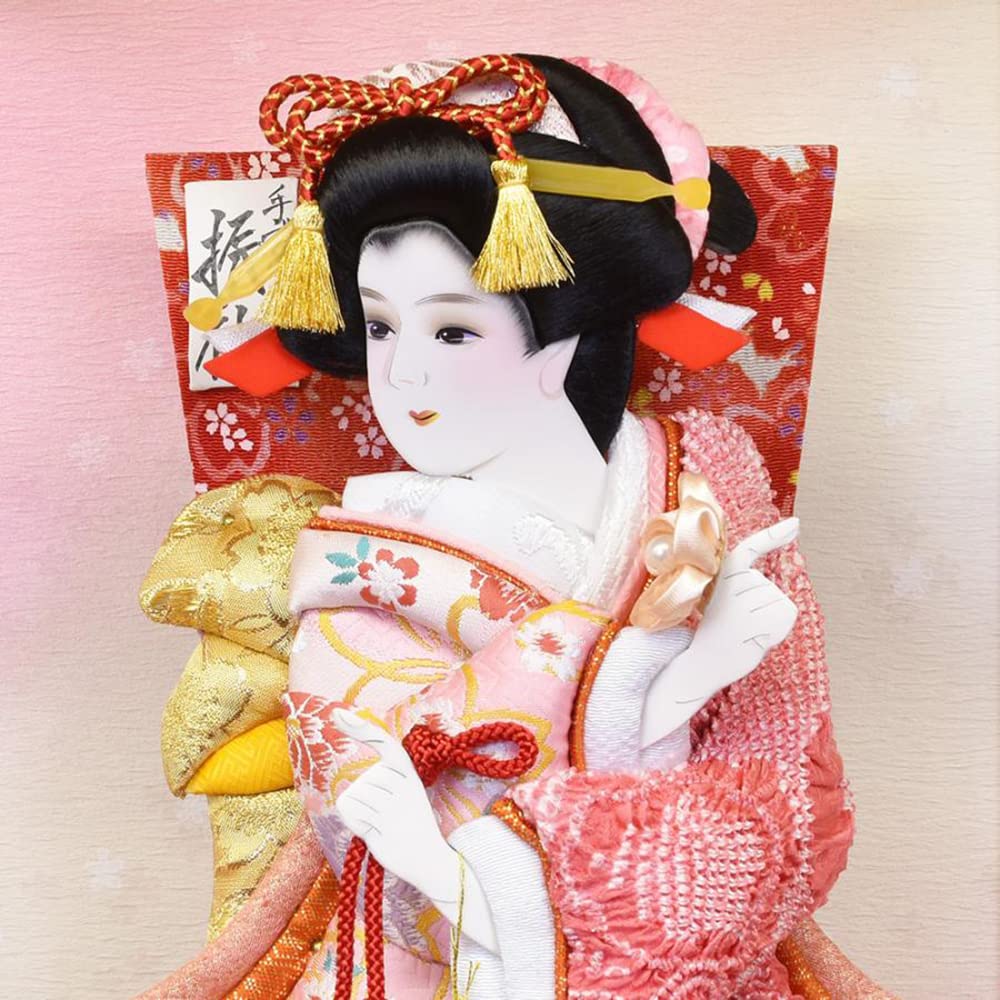 Amazon | 羽子板 初正月 お祝い 羽子板飾り 黒ケース ピンク かわいい