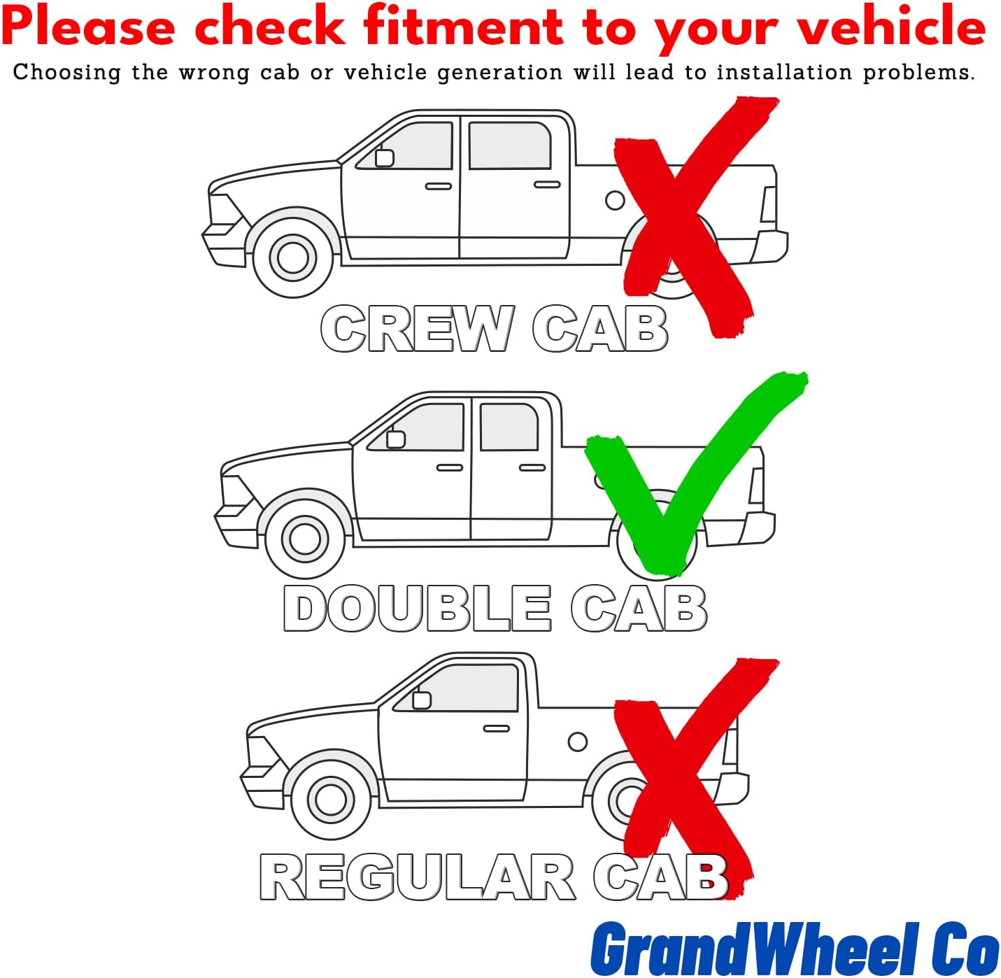 Window Deflectors Smoke Tinted Tape-On Side Window Vent Visor Deflectors Rain Guards Compatible with Silverado/Sierra 1500 2014-2018 Double Cab - 4pcs. GW0238