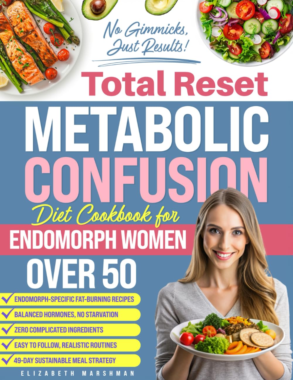 Total Reset Metabolic Confusion Diet Cookbook for Endomorph Women Over 50: Targeted Recipes to Burn Fat, Balance Hormones, and Boost Energy for Women