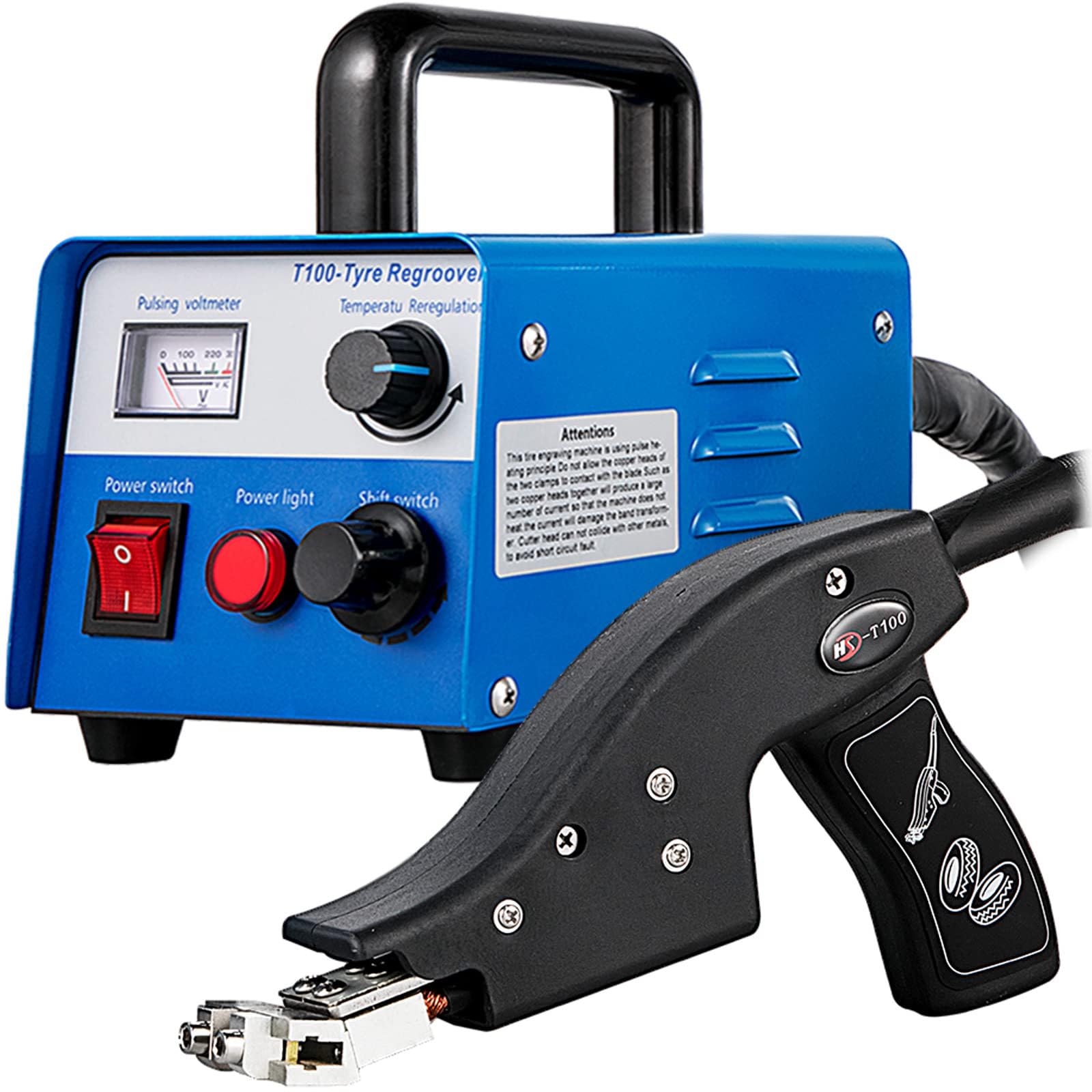 Máquina para tallado de neumáticos eléctrica, rectificadora de neumáticos manual profesional, máquina ranuradora de neumáticos para automóviles, herramienta de corte y ranurado