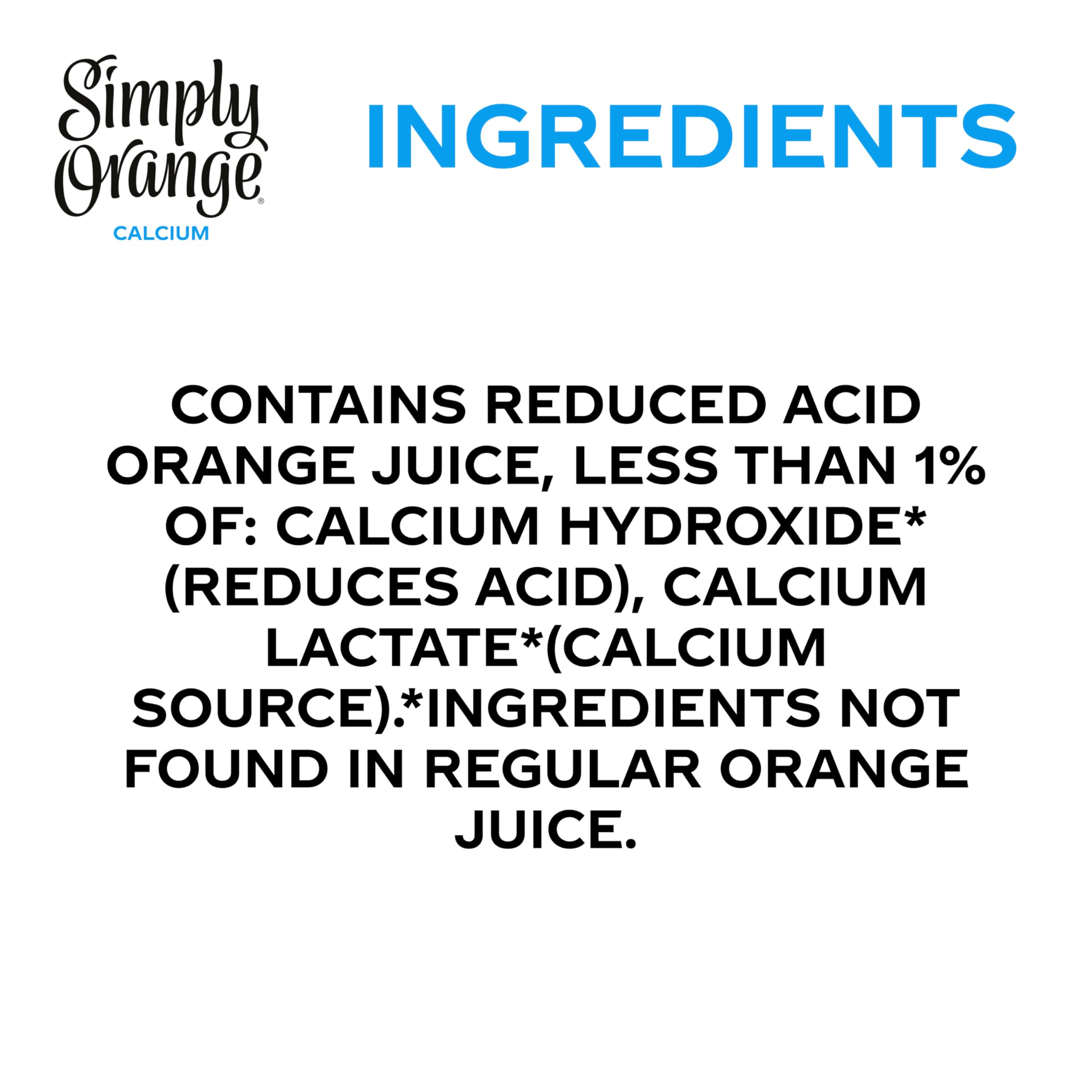 Simply Orange Juice with Calcium Bottle, 46 fl oz