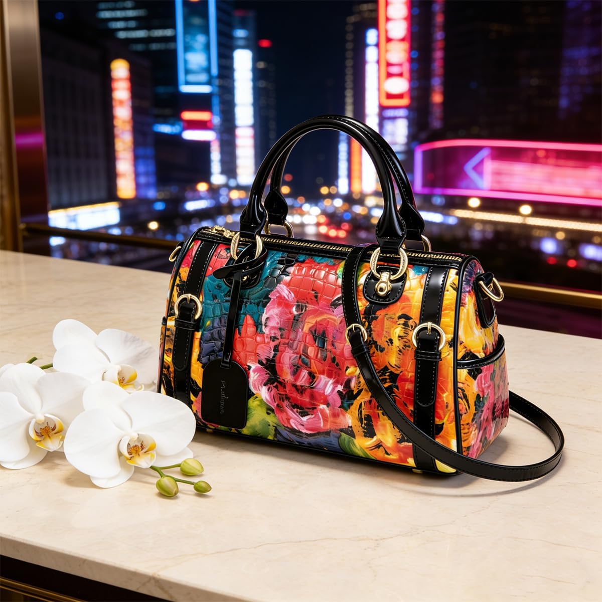 Genuine Leather Shoulder Handbags, Womens Handbags and Purses, Luxury Tote Bag Premium Crossbody Bags with Detachable Strap | Genuine Leather, Shoulder Bag, Handbags and Purses, Luxury Tote Bag, Crossbody Bags, Detachable Strap - Image 9