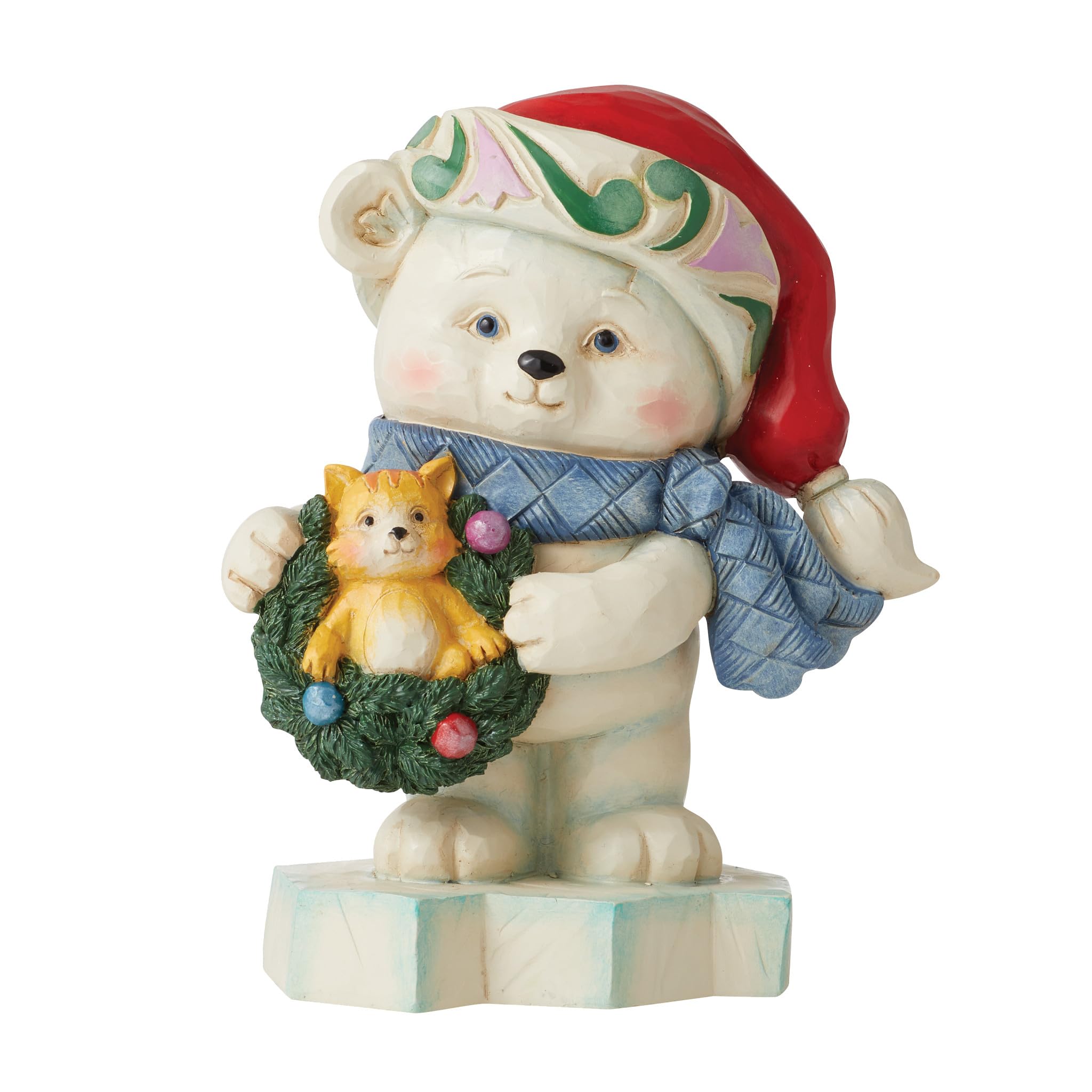 Figurine Père Noël Enesco Jim Shore Heartwood Creek de 13 cm multicolore taille pinte