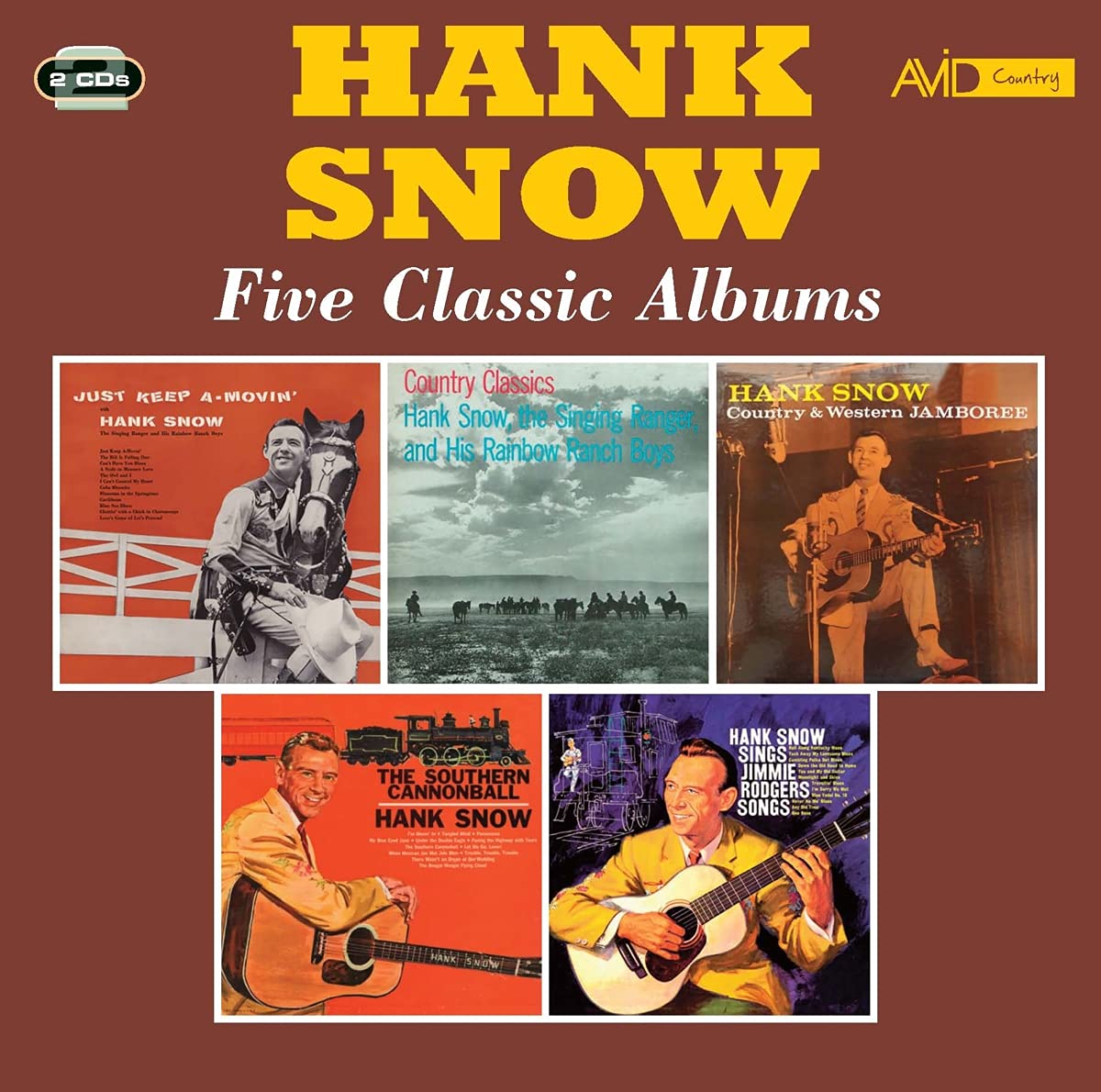 Five Classic Albums (Just Keep A-Movin' / Country Classics / Country & Western Jamboree / The Southern Cannonball / Sings Jimmie Rodgers Songs)