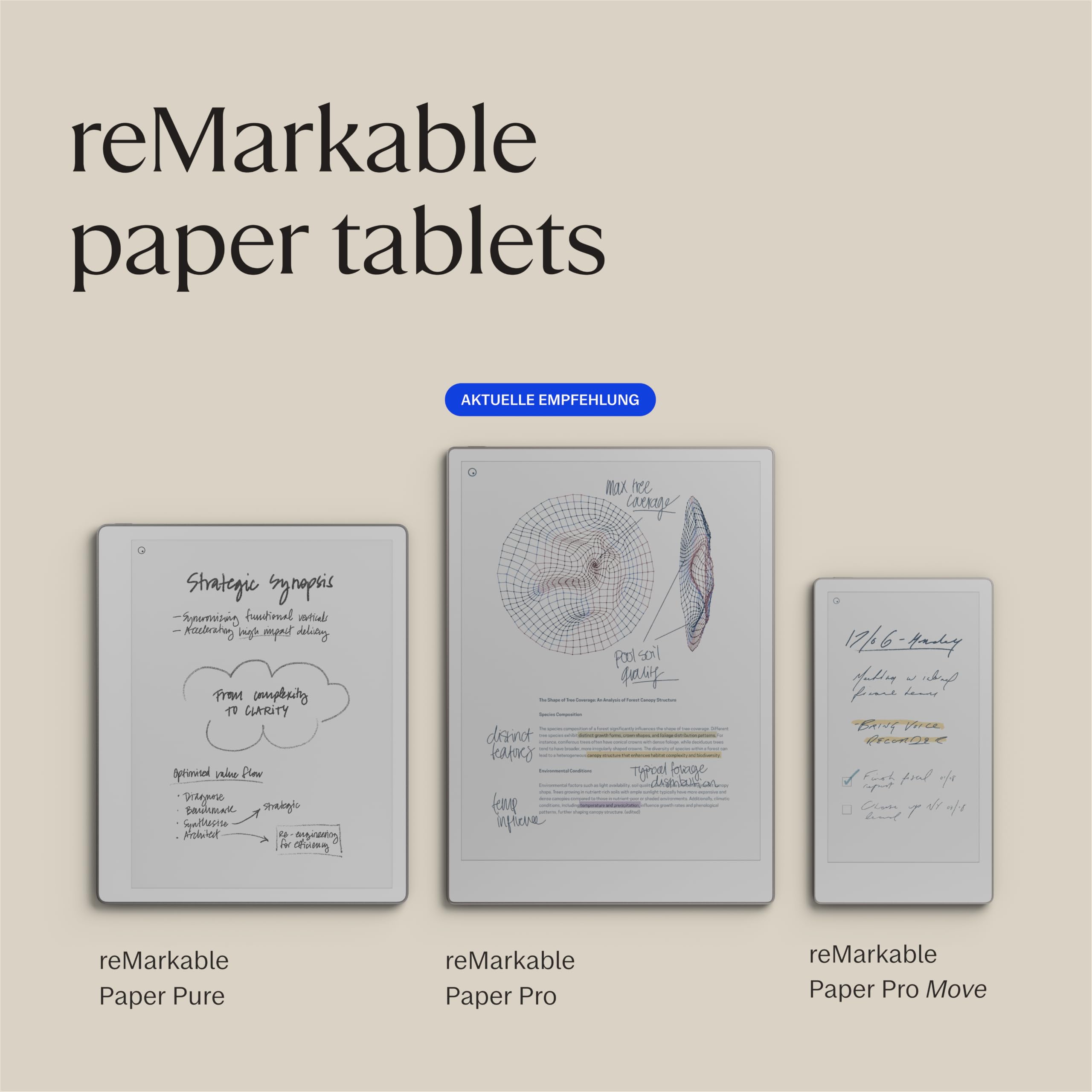 reMarkable Paper Pro 11,8-Zoll-Farbdisplay Tablet mit Leselicht und Marker Plus Pen