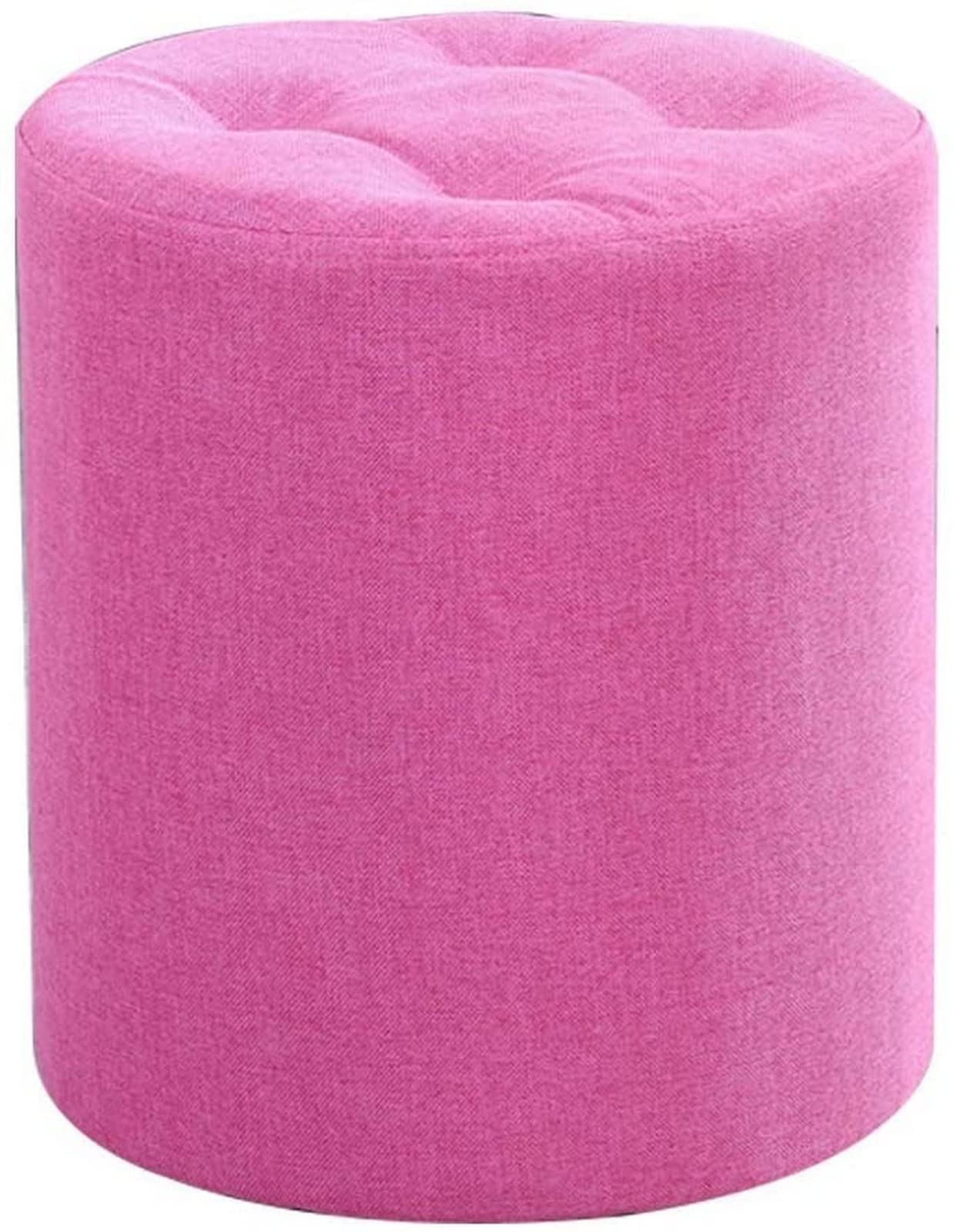 Repose-pieds rétro rose pour sublimer la décoration de votre chambre ou un coin lecture