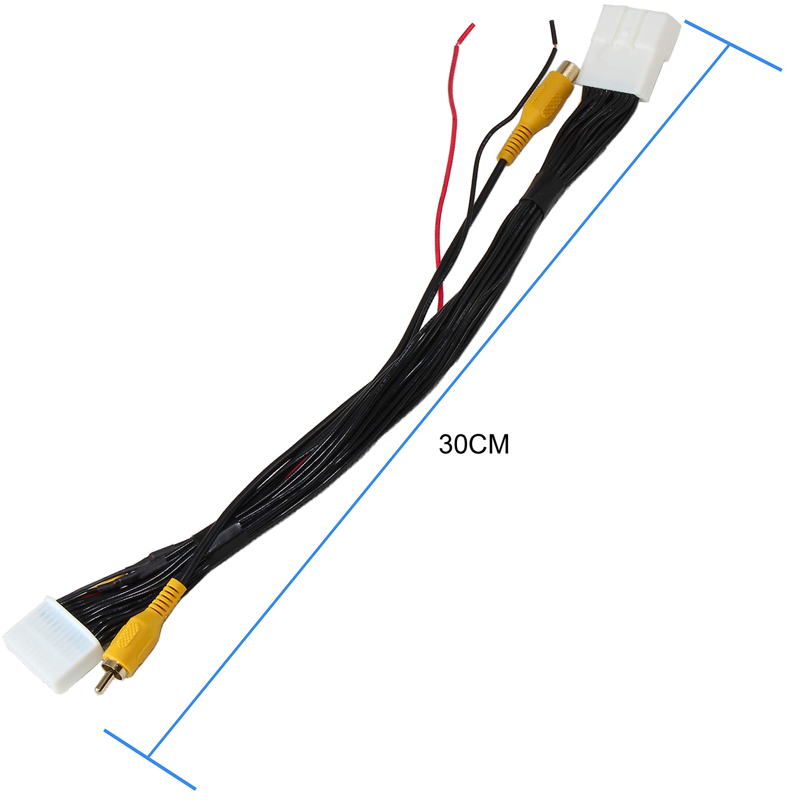 RED WOLF Reversing Camera Adapter Wiring Harness RCA Adapter for RED WOLF Reversing Camera Adapter Wiring Harness RCA Adapter for