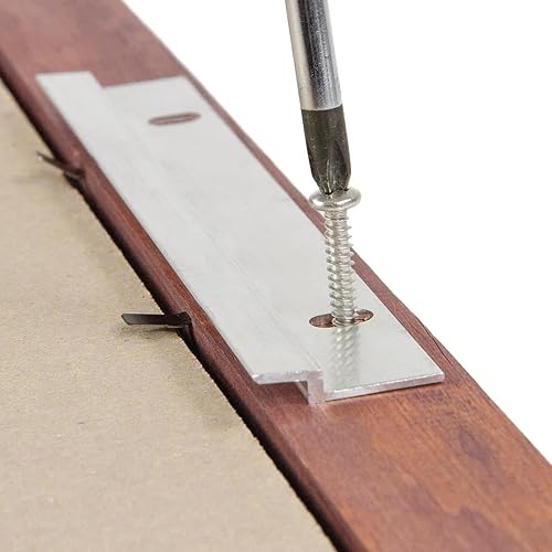 Miniatura 10 de Zorfeter Z Hanger - Percha para tacos franceses de 12 pulgadas, espejo, imagen, pizarra blanca, cabecero, marcos de obras de arte, soportes de