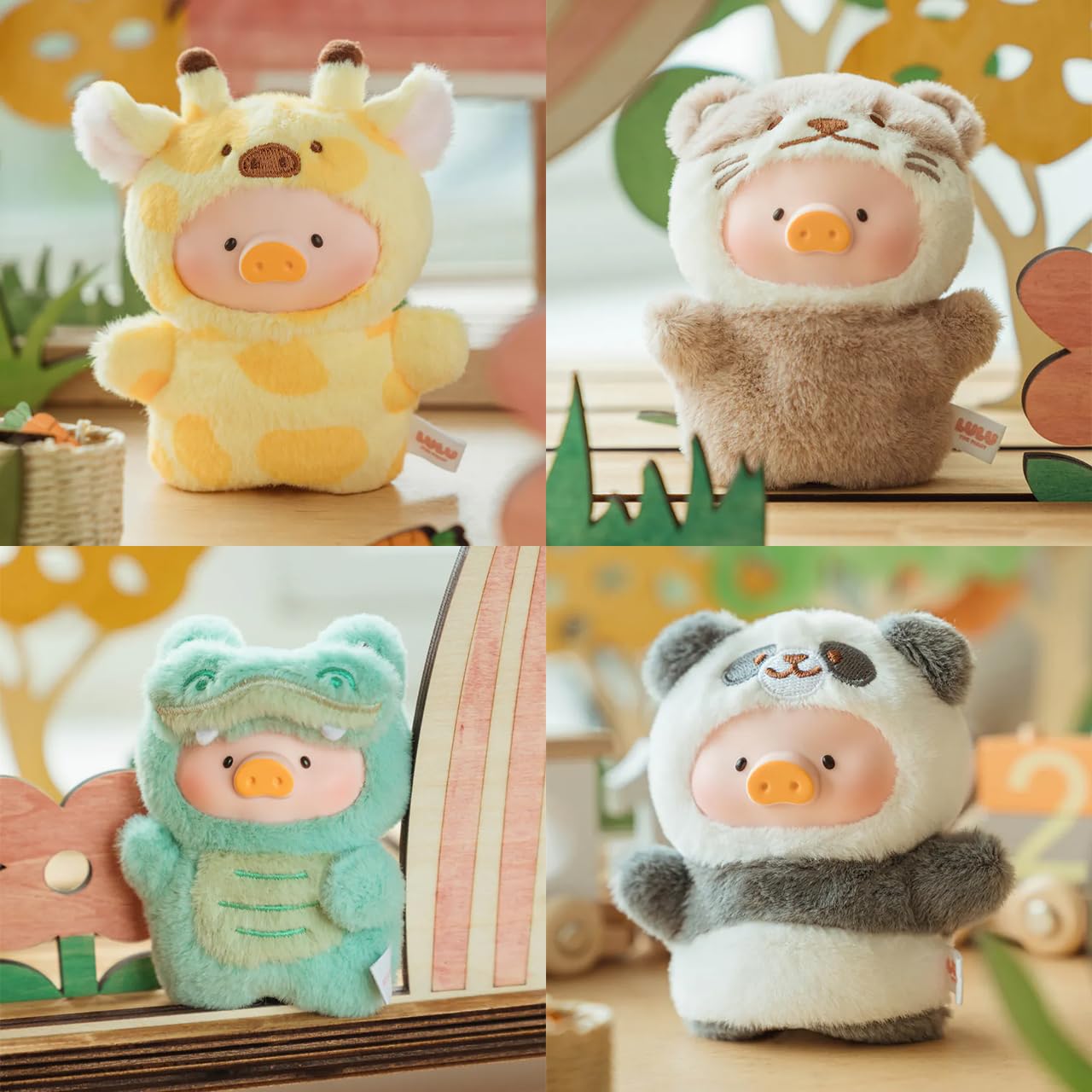 ルル ザ ピギー Lulu the piggy アニマル パーティ　ワニ　白 Amazon | TOYZERO+ ルル ザ ピギー Lulu the piggy アニマルパーティー