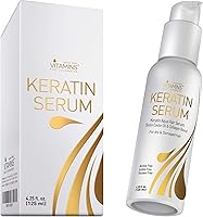 Vitamins Haar Serum Keratin Haarpflege - Biotin, Kollagen und Castor Oil Anti Frizz Haarserum - Kokosöl Hitzeschutz...