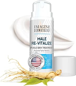 Male Re-Vitalize Original Penile Health Cream for Men - Relieve, Restore and Support Skin - Moisturizer Penile Lotion - Large Value Size (5fl oz/150ml)