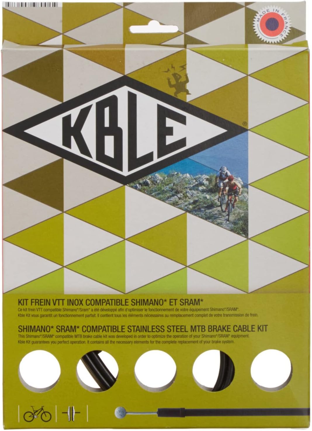 KTRXV0011 Shimano MTB Brake Cableset Stainless Steel-Black