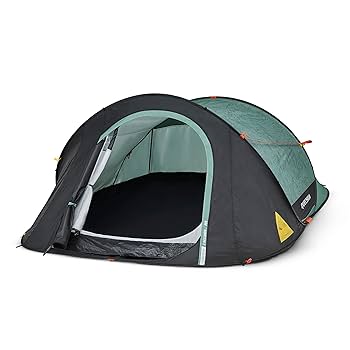 ★ケシュア　デカトロン　quechua　3人用テント　HM100★ QUECHUA (ケシュア) キャンプ テント MH100 FRESH & BLACK - 3人用